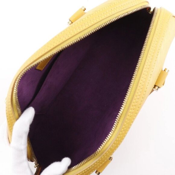 LOUIS VUITTON Jasmin Handbag M52089 Tassiri Yellow yellow Epi Leather Women - Picture 8 of 12